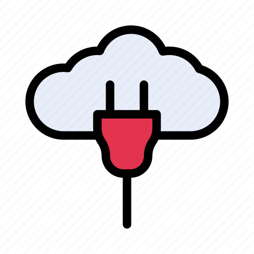 Adapter, cloud, database, plug, server icon - Download on Iconfinder