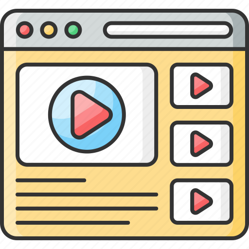 Blog, online, streaming, video icon - Download on Iconfinder