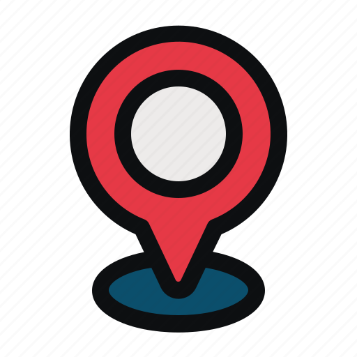 Location, pin, map, placeholder, pointer, point, maps icon - Download on Iconfinder