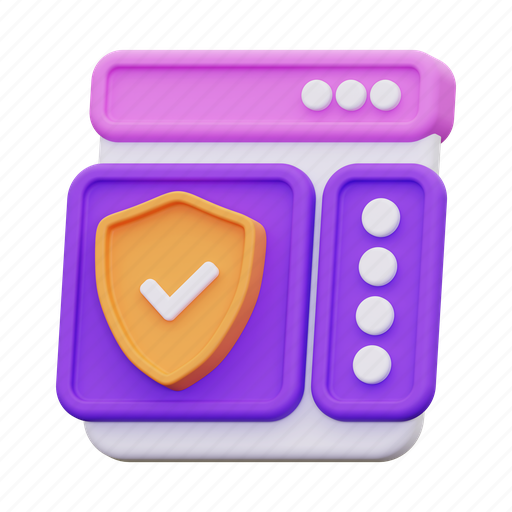 Web, security, shield, secure, password, protection, protect 3D illustration - Download on Iconfinder