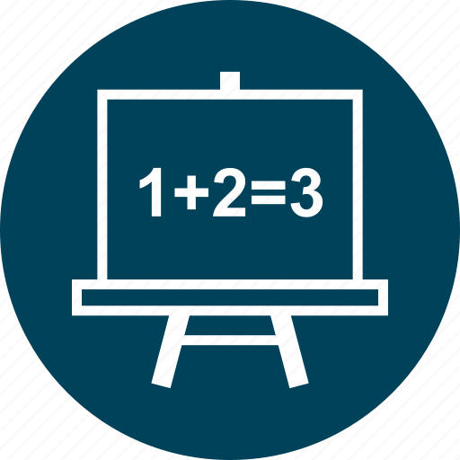 Board, learn, learning, math icon - Download on Iconfinder