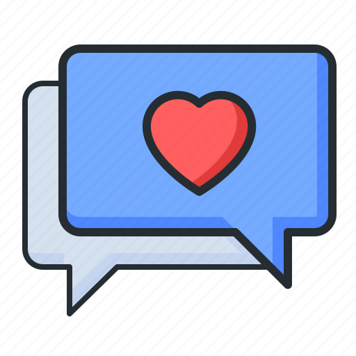 Chatting, flirting, message, romance icon - Download on Iconfinder