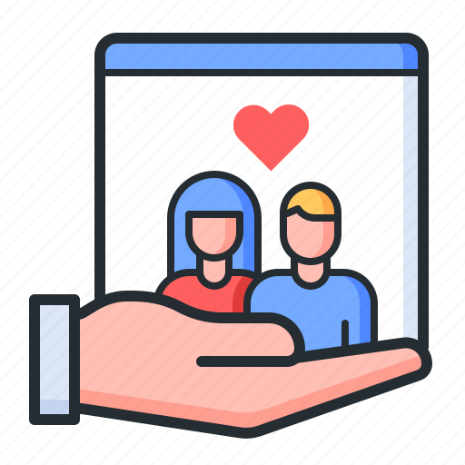 Website, couple, love, online icon - Download on Iconfinder