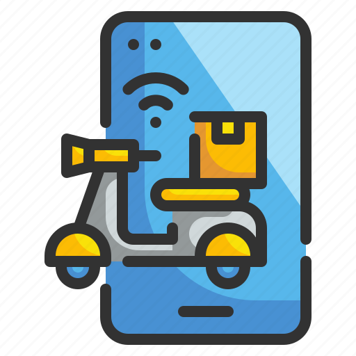 Delivery, internet, online, phone, shipping icon - Download on Iconfinder