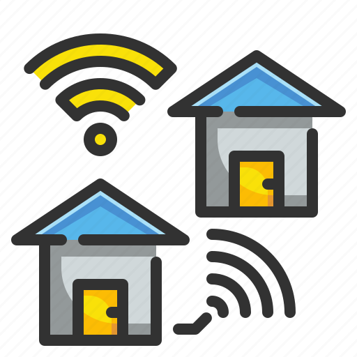Communication, home, houses, internet, wifi icon - Download on Iconfinder
