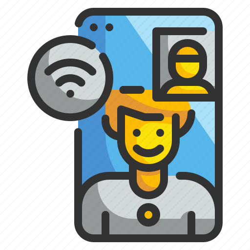 Call, communications, smartphone, technology, video icon - Download on Iconfinder