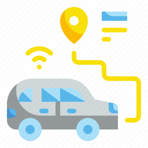 Car, gps, location, pin, transport icon - Download on Iconfinder