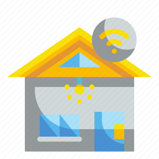 Buliding, home, house, smarthome, wifi icon - Download on Iconfinder