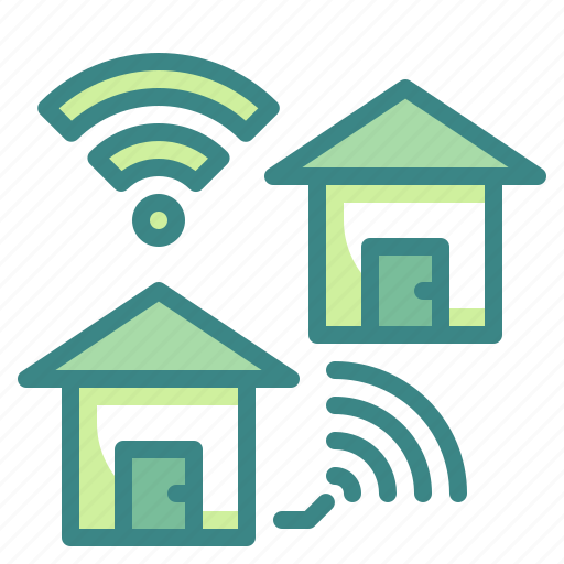 Communication, home, houses, internet, wifi icon - Download on Iconfinder