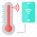 connection, internet, online, thermometer