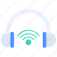 audio, electronics, headphones, headset, internet of things, music headphones, wifi signal 