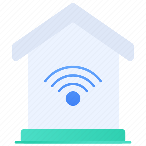 House, internet of things, real estate, smart home, smart house, technology, wifi icon - Download on Iconfinder