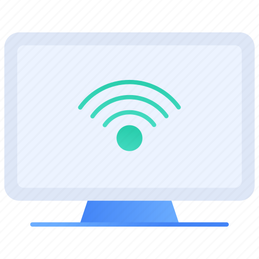 Electronic, electronics, multimedia, smart tv, television, tv monitor icon - Download on Iconfinder