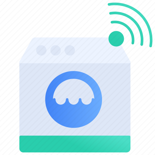 Electrical appliance, furniture and household, household, housekeeping, smart home, smart washing machine, washing machine icon - Download on Iconfinder