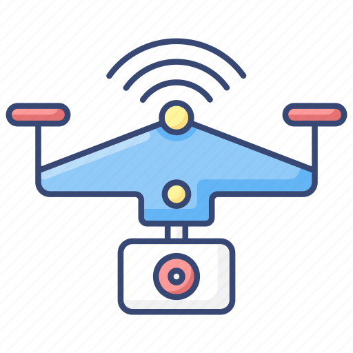 Aircraft, drone, electronics, quadcopter, transportation, wifi, wireless icon - Download on Iconfinder