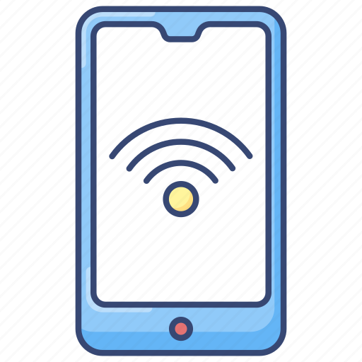 Cellphone, internet, mobile phone, smartphone, wifi connection, wifi signal, wireless connectivity icon - Download on Iconfinder