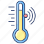 fahrenheit, smart temperature, temperature, temperature control, thermometer, wifi, wifi signal 