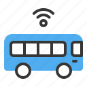 bus, city, internet, smart, technology, transport, urban