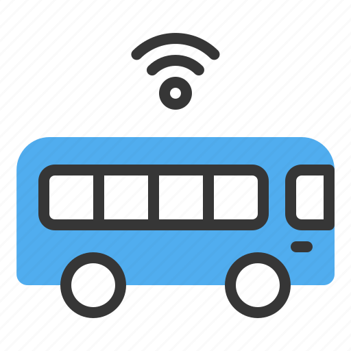 Bus, city, internet, smart, technology, transport, urban icon - Download on Iconfinder