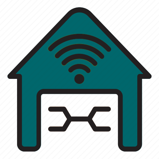 Garage, internet, internet of things, of, thing icon - Download on Iconfinder