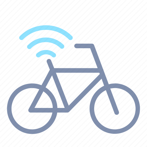 Bicycle, connection, internet, iot, things, wifi, wireless icon - Download on Iconfinder