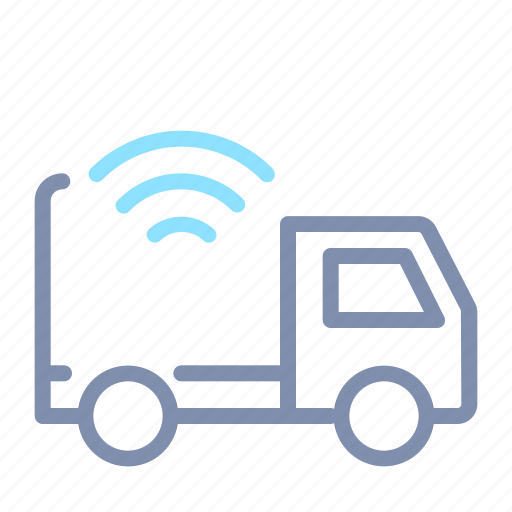 Internet, iot, things, transportation, truck, vehicle icon - Download on Iconfinder
