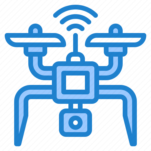 Drone, internet, wifi, camera, fly icon - Download on Iconfinder