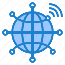 network, world, internet, globe, wifi