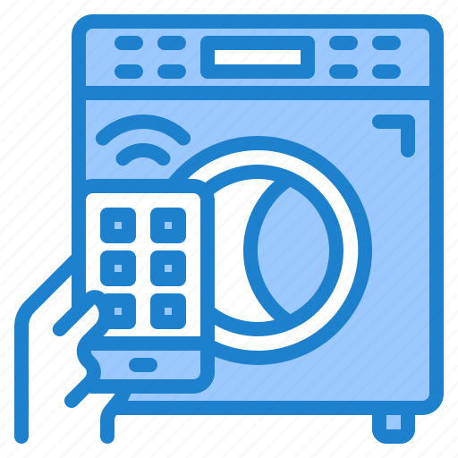 Smartphone, internet, wash, machine, wifi icon - Download on Iconfinder