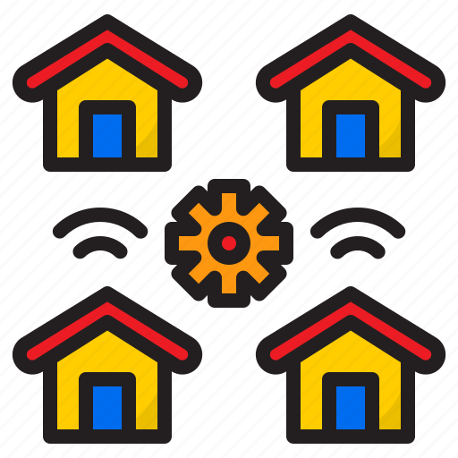 Home, building, setting, internet, wifi icon - Download on Iconfinder