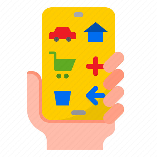 Mobilephone, car, home, shopping, internet icon - Download on Iconfinder