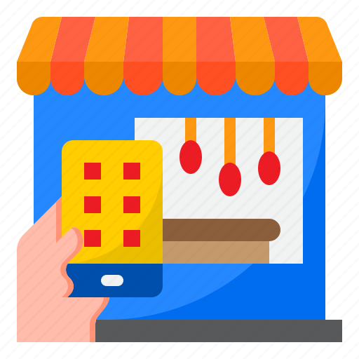 Shopping, smartphone, wifi, internet, online icon - Download on Iconfinder