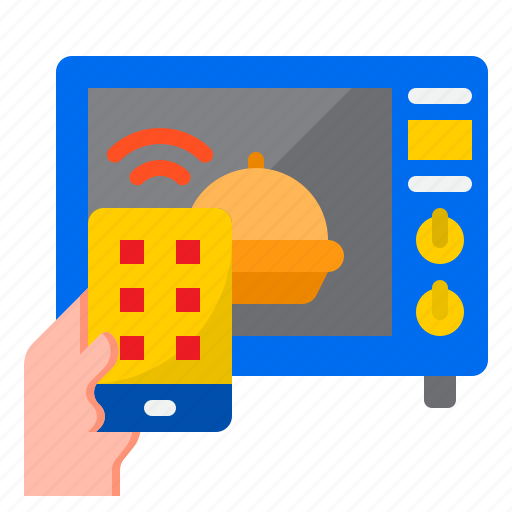 Smartphone, internet, microwave, food, wifi icon - Download on Iconfinder