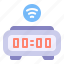 digital, clock, alarm, time, internet of things 
