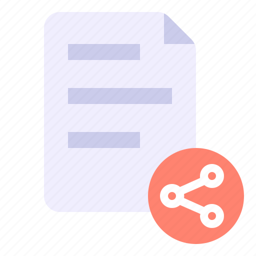 File, sharing, document, share, internet of things icon - Download on Iconfinder