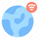 internet, globe, earth, internet of things