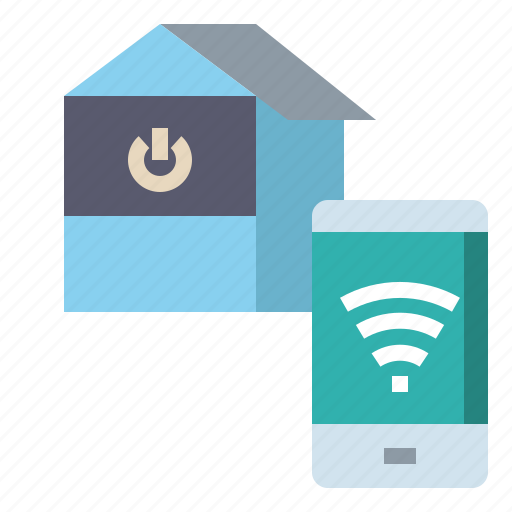 Estate, home, house, real, signal, smart, wifi icon - Download on Iconfinder