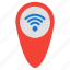 internet, location, map, navigation, pointer, wireless, pin 
