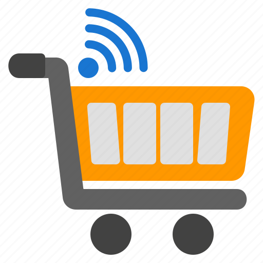 Shopping, cart, internet, signal, wireless, ecommerce, shop icon - Download on Iconfinder