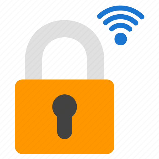 Padlock, protection, signal, wireless, lock, secure, security icon - Download on Iconfinder