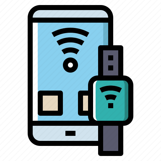 Connect, device, smartwatch, technology, wifi icon - Download on Iconfinder