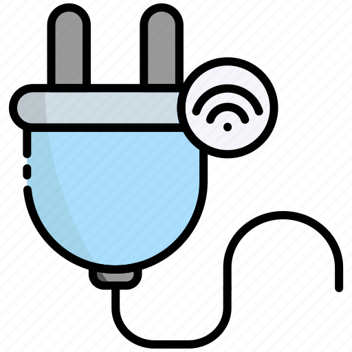 Plug, electric, cable, internet of things, iot icon - Download on Iconfinder
