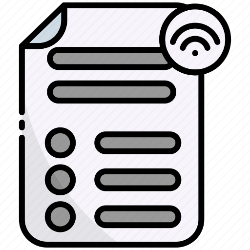 Document, file, format, internet of things, iot icon - Download on Iconfinder