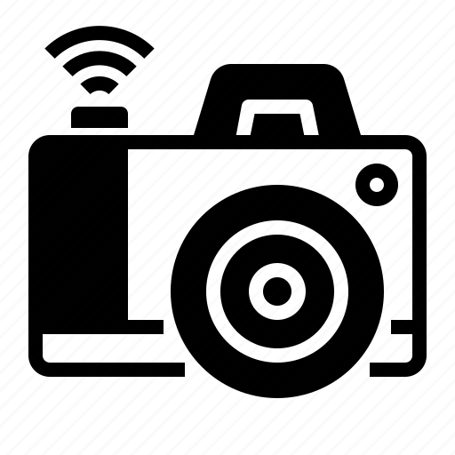 Camera, wireless, digital, technology, internet, of, things icon - Download on Iconfinder