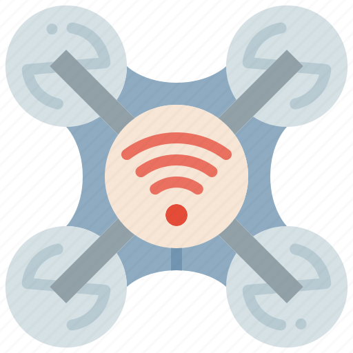 Drone, aircraft, quadcopter, remote, fly, robotic icon - Download on Iconfinder