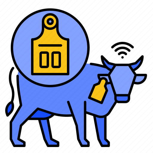 Livestock, agriculture, smart, farm, cow, iot, farming icon - Download on Iconfinder