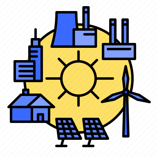 Smart, grid, iot, industry, network, energy, electric icon - Download on Iconfinder