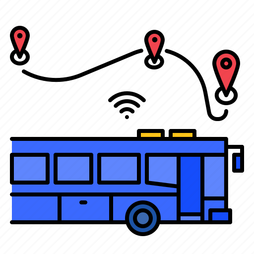 Transportation, bus, traffic, urban, iot, city, smart icon - Download on Iconfinder