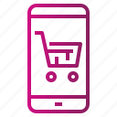 cart, online, shop, shopping, smartphone, store, supermarket