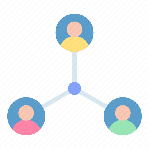Connected people, network, users, communication icon - Download on Iconfinder